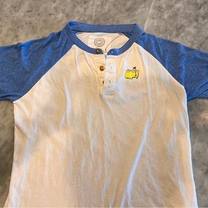 Masters size Small baseball jersey-style shirt